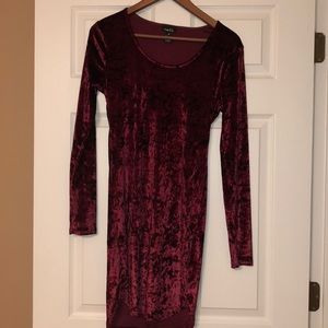 Crushed Velvet Type Dress